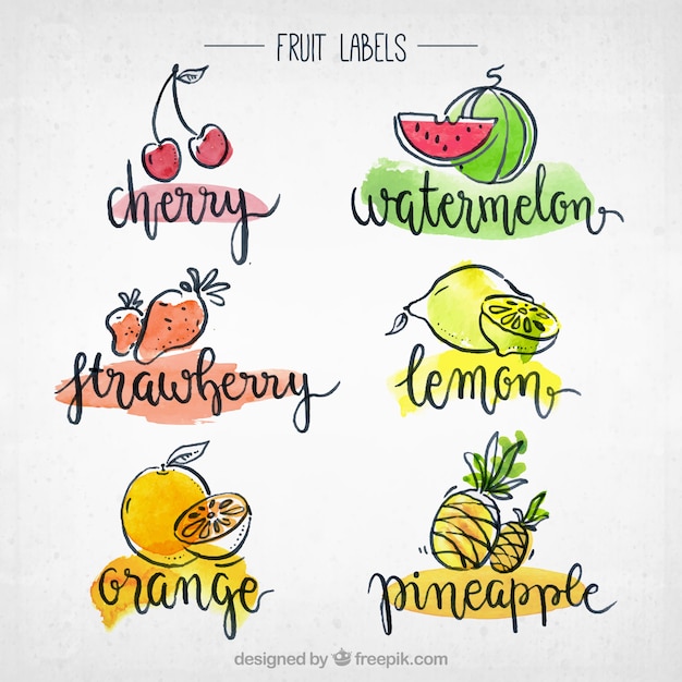 Fruit labels collection