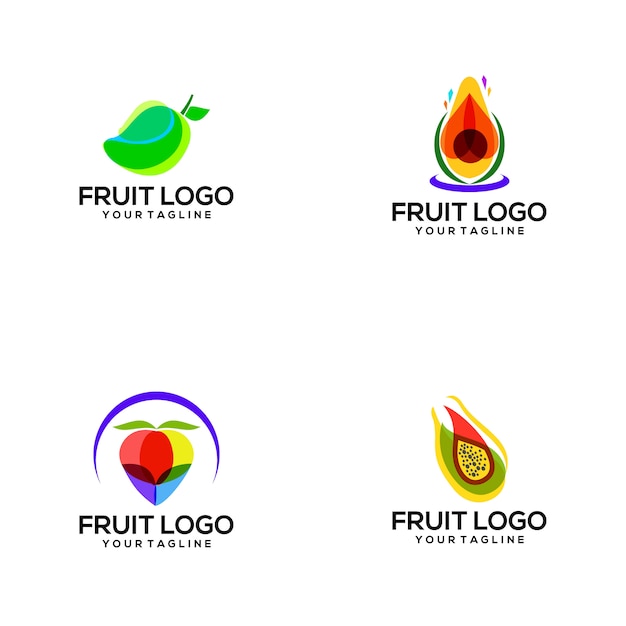 Download Free Fruit Logo Premium Vector Use our free logo maker to create a logo and build your brand. Put your logo on business cards, promotional products, or your website for brand visibility.