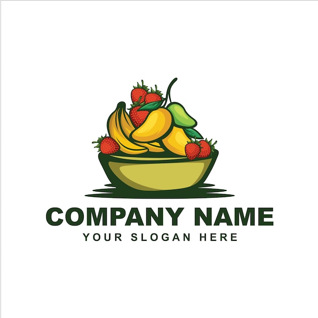 Fruit logo | Premium Vector