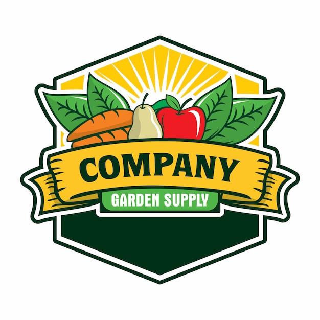 Download Free Fruit And Vegetables Logo Premium Vector Use our free logo maker to create a logo and build your brand. Put your logo on business cards, promotional products, or your website for brand visibility.