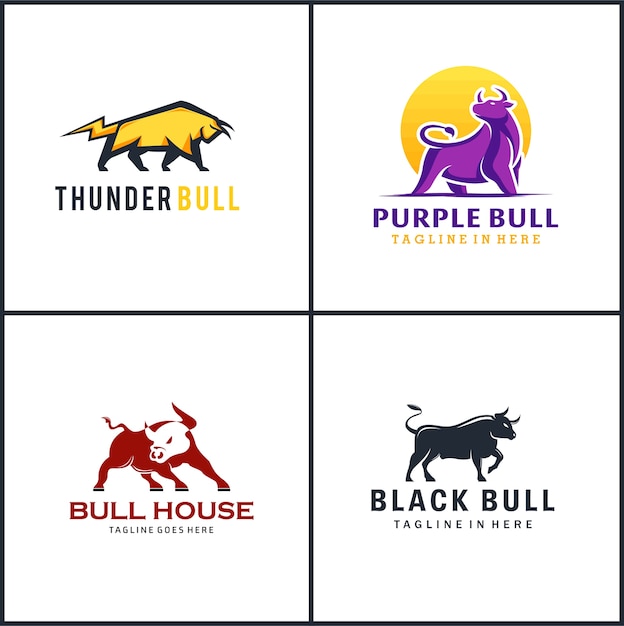 Download Free Full Body Of Bulls Bundle Logo Template Premium Vector Use our free logo maker to create a logo and build your brand. Put your logo on business cards, promotional products, or your website for brand visibility.