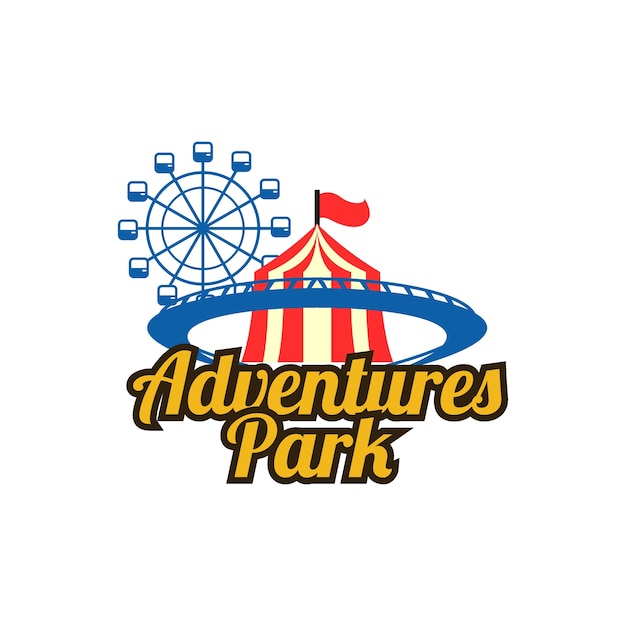 Simple Theme Park Logo