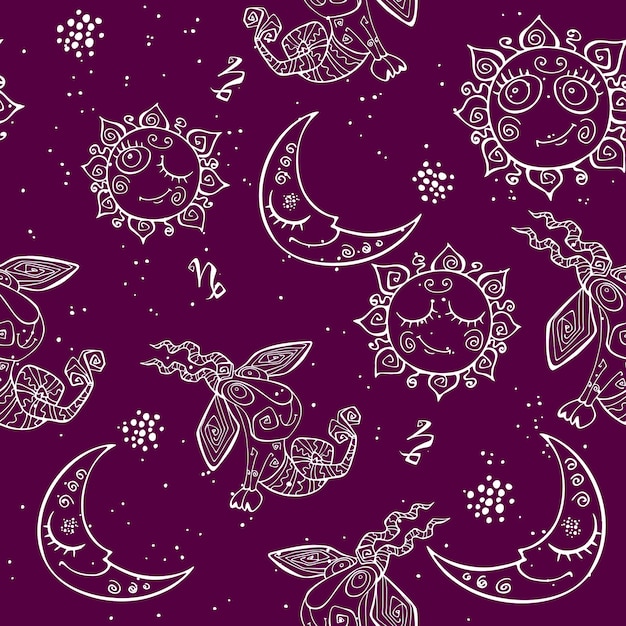 A fun seamless pattern for kids Vector Premium Download