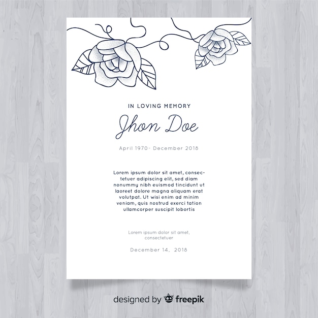 funeral-card-template-free-vector