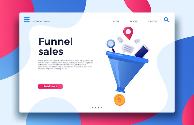 landing page vs sales funnel what makes more money