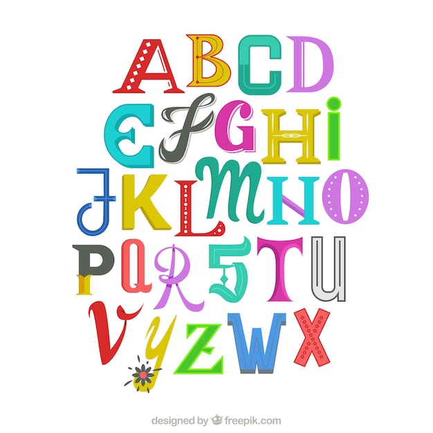 vector free download alphabet - photo #13