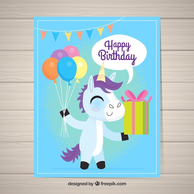 Free Free Unicorn Birthday Card Svg Free 776 SVG PNG EPS DXF File