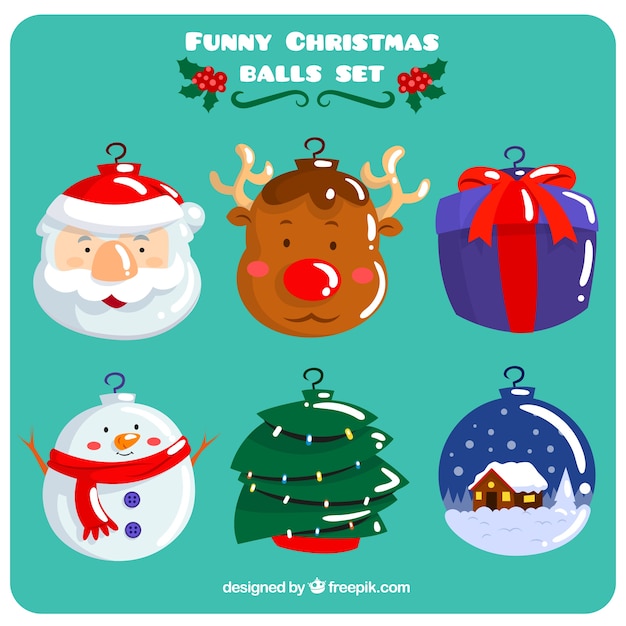 funny xmas balls