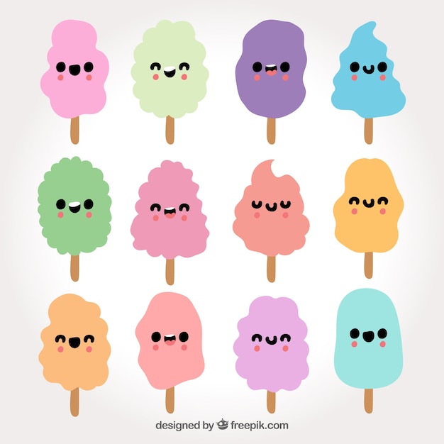 Funny cotton candy collection