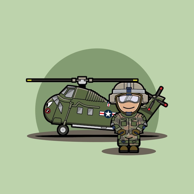 Premium Vector | Funny cute character of chibi military vehicle ...