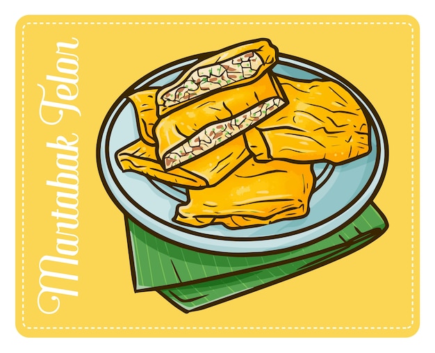 Premium Vector Funny And Cute Yummy Martabak A Traditional Meal From Jakarta Indonesia
