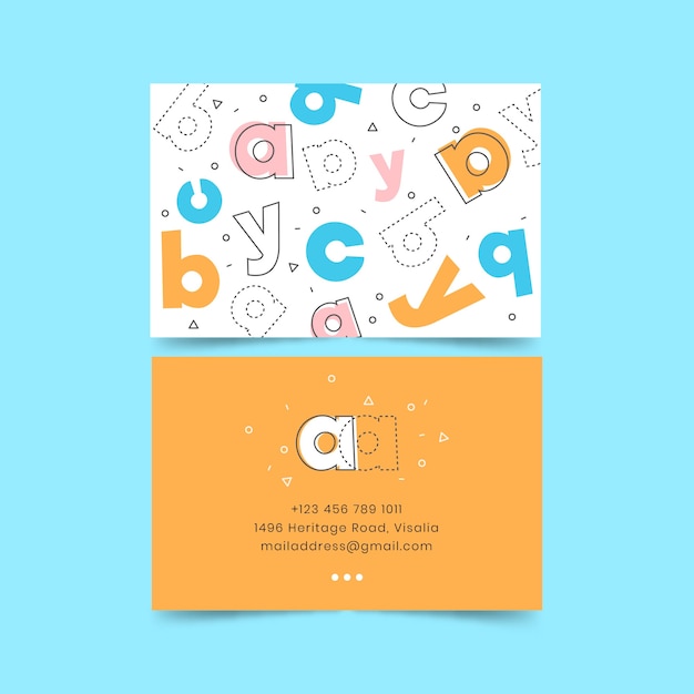 Download Free Funny Graphic Designer Business Card Template Free Vector Use our free logo maker to create a logo and build your brand. Put your logo on business cards, promotional products, or your website for brand visibility.