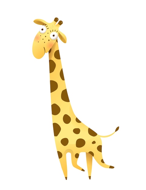 Premium Vector | Funny imaginary giraffe drawing for kids and children ...
