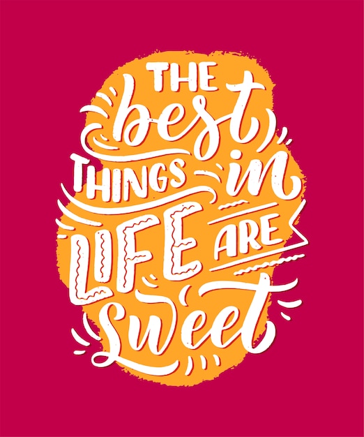 Premium Vector | Funny saying, inspirational quote for cafe or bakery ...