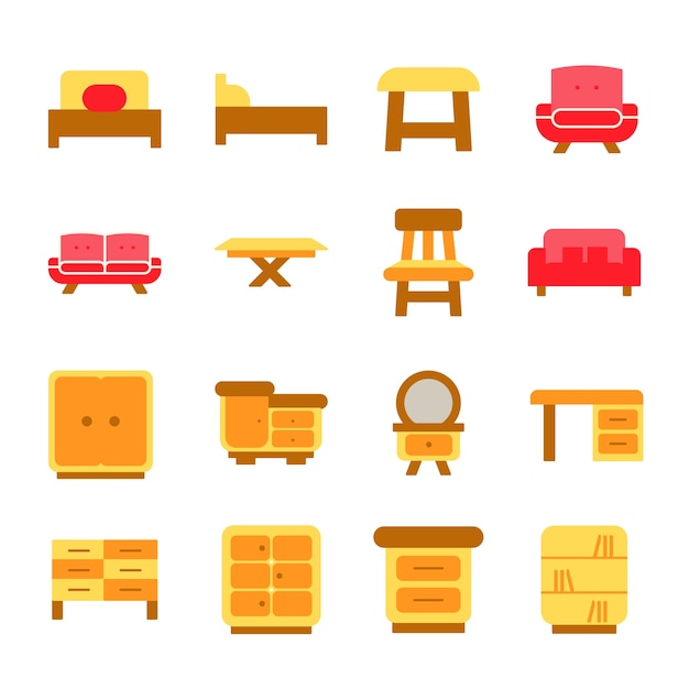 Download Free Furniture Icons Set Interior Design Vecor Logo Illustration Use our free logo maker to create a logo and build your brand. Put your logo on business cards, promotional products, or your website for brand visibility.