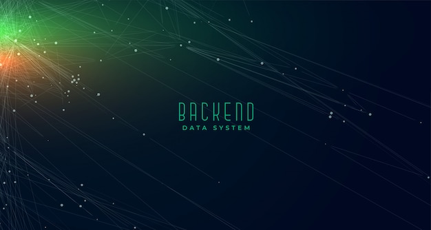 Futuristic big data visualization concept background Free Vector