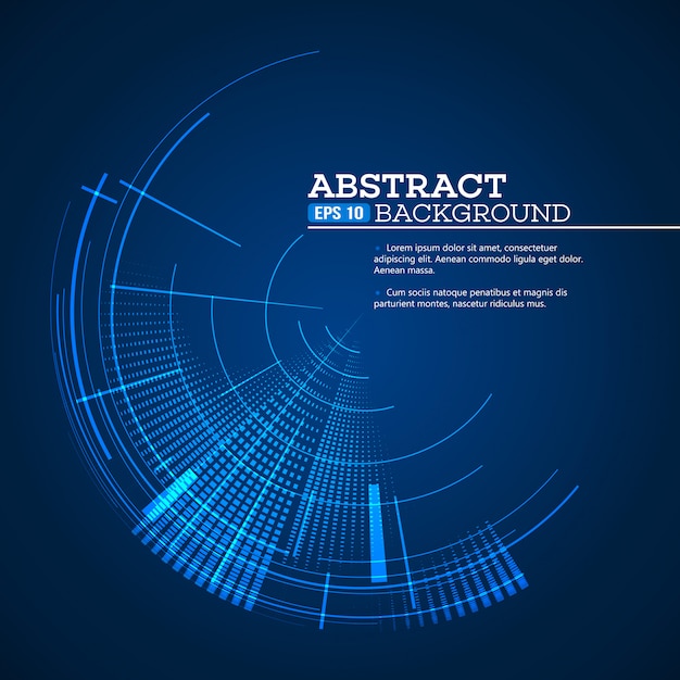 Futuristic graphic user interface Premium Vector