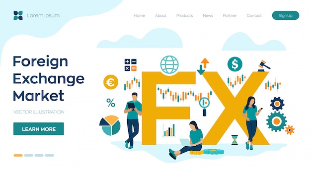 Fx. foreign exchange market. global financial market. forex banking. Premium Vector