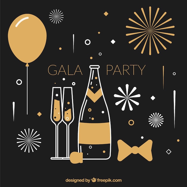 Gala party Vector | Free Download