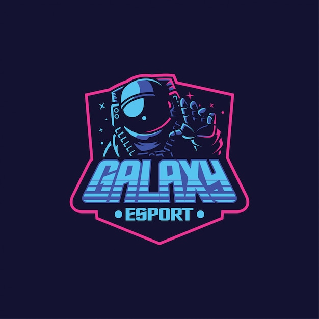 Download Free Galaxy Astronaut Esport Logo Premium Vector Use our free logo maker to create a logo and build your brand. Put your logo on business cards, promotional products, or your website for brand visibility.