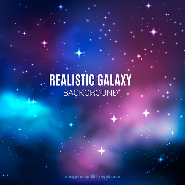 Download Vector Galaxy Background With Stars Vectorpicker