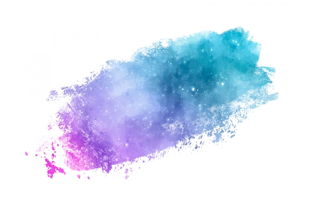 Download Galaxy watercolor splash | Free Vector