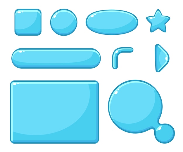 Download Premium Vector | Game assets, gui for game.