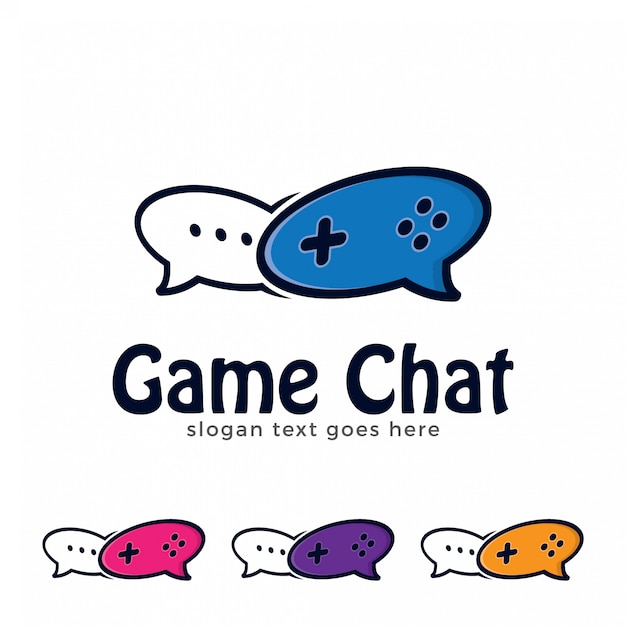 Download Free Game And Chat Logo Illustration Premium Vector Use our free logo maker to create a logo and build your brand. Put your logo on business cards, promotional products, or your website for brand visibility.