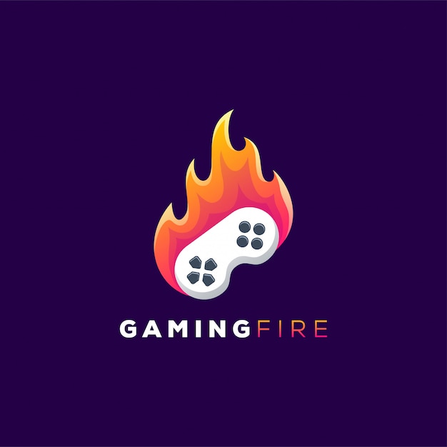 Download Free Game Controller On Fire Logo Premium Vector Use our free logo maker to create a logo and build your brand. Put your logo on business cards, promotional products, or your website for brand visibility.