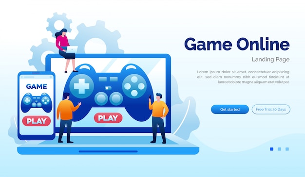 Download Free Game Online Landing Page Website Illustration Flat Template Use our free logo maker to create a logo and build your brand. Put your logo on business cards, promotional products, or your website for brand visibility.