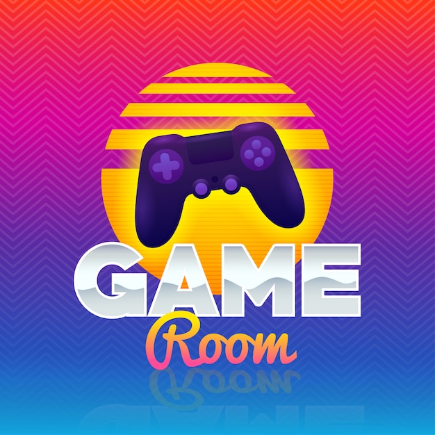 Premium Vector Game Room Logo