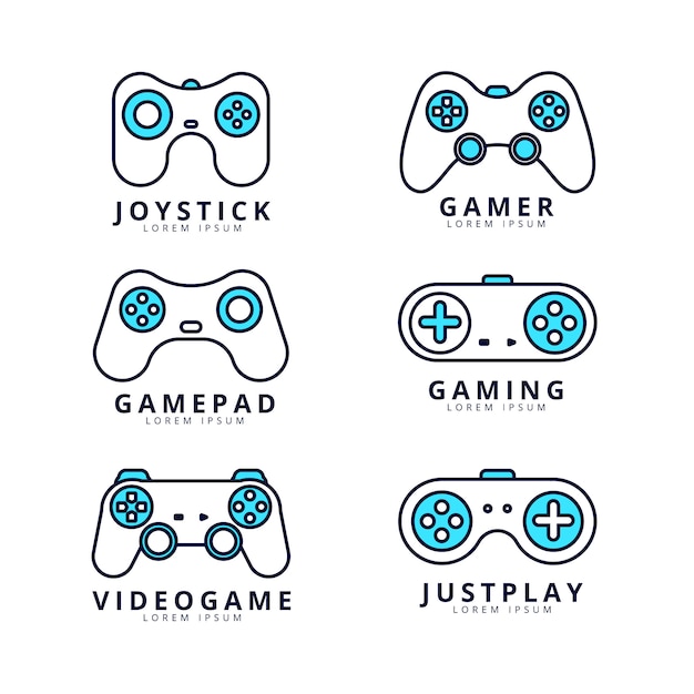 Premium Vector Gamer Logo Collection