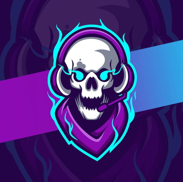 Download Free Gamer Skull Mascot Esport Logo Design Premium Vector Use our free logo maker to create a logo and build your brand. Put your logo on business cards, promotional products, or your website for brand visibility.