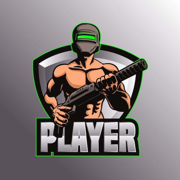 Premium Vector Gaming Pubg Logo Mascot Illustration