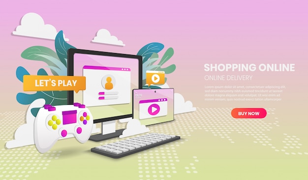 play online shopping