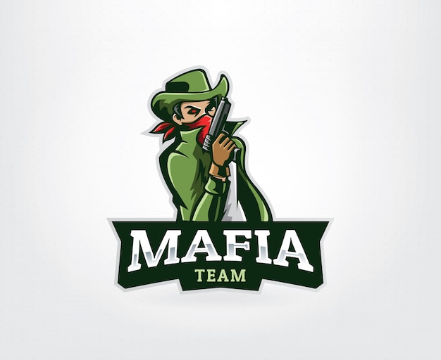 Download Free Gangster Mascot Logo Premium Vector Use our free logo maker to create a logo and build your brand. Put your logo on business cards, promotional products, or your website for brand visibility.