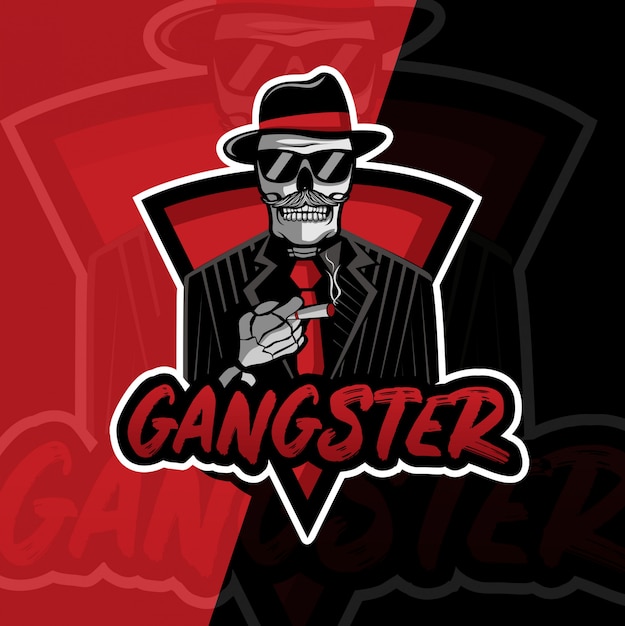 Download Free Gangster Skull Mascot Esport Logo Design Premium Vector Use our free logo maker to create a logo and build your brand. Put your logo on business cards, promotional products, or your website for brand visibility.