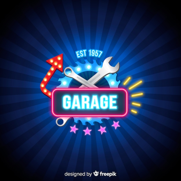 Garage background | Free Vector