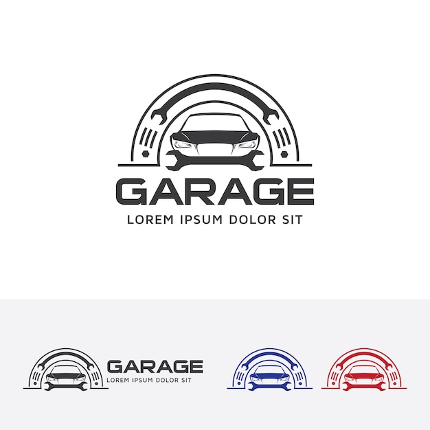 Download Free Garage Car Vector Logo Template Premium Vector Use our free logo maker to create a logo and build your brand. Put your logo on business cards, promotional products, or your website for brand visibility.
