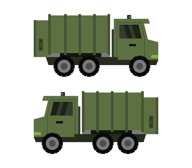 Download Garbage truck | Premium Vector