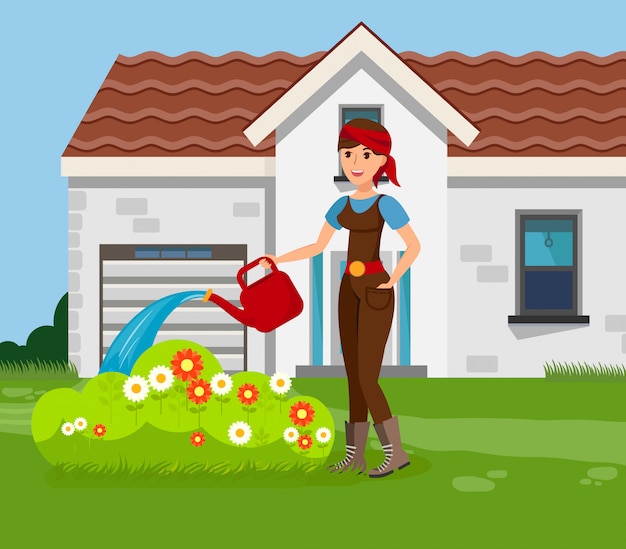 Premium Vector | Gardening