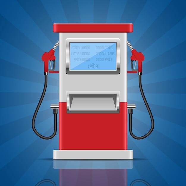 Premium Vector | Gas pump design illustration isolated