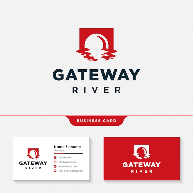 Download Free Gateway River Logo Design Premium Vector Use our free logo maker to create a logo and build your brand. Put your logo on business cards, promotional products, or your website for brand visibility.