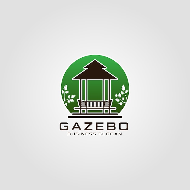 Download Free Gazebo Logo Template Premium Vector Use our free logo maker to create a logo and build your brand. Put your logo on business cards, promotional products, or your website for brand visibility.
