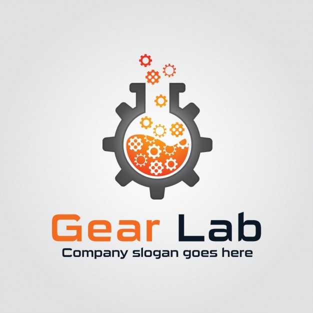 Download Free Download This Free Vector Gear Lab Logo Use our free logo maker to create a logo and build your brand. Put your logo on business cards, promotional products, or your website for brand visibility.