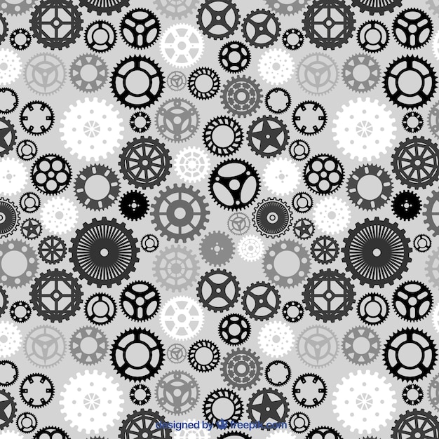 Free Vector Gear pattern