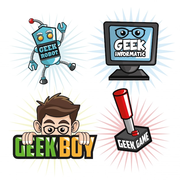 Download Geek design | Premium Vector