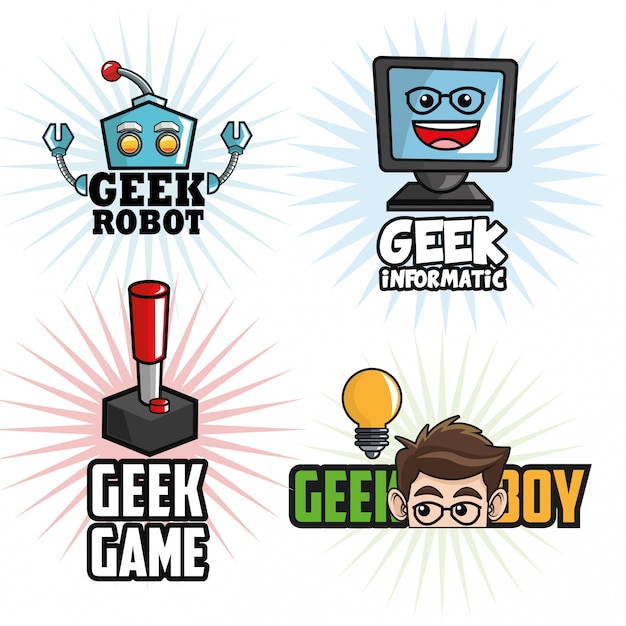 Download Geek design | Premium Vector