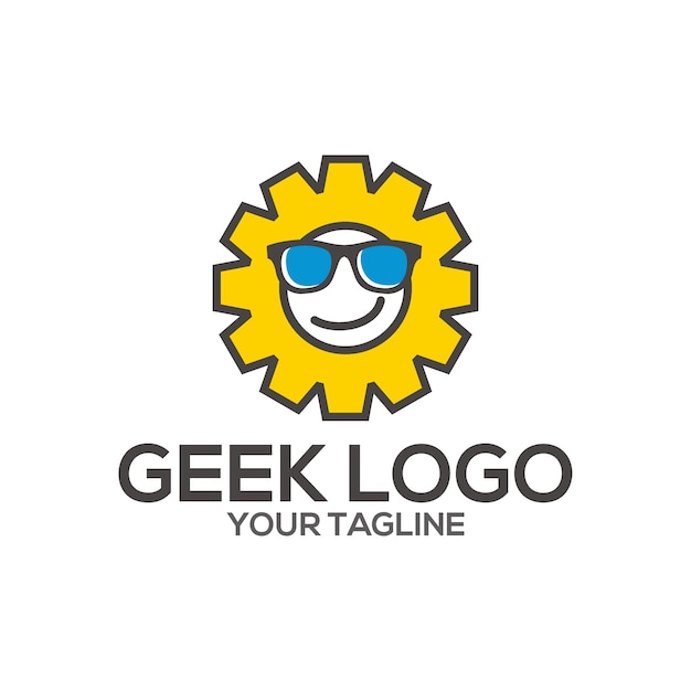 Download Free Geek Logo Premium Vector Use our free logo maker to create a logo and build your brand. Put your logo on business cards, promotional products, or your website for brand visibility.