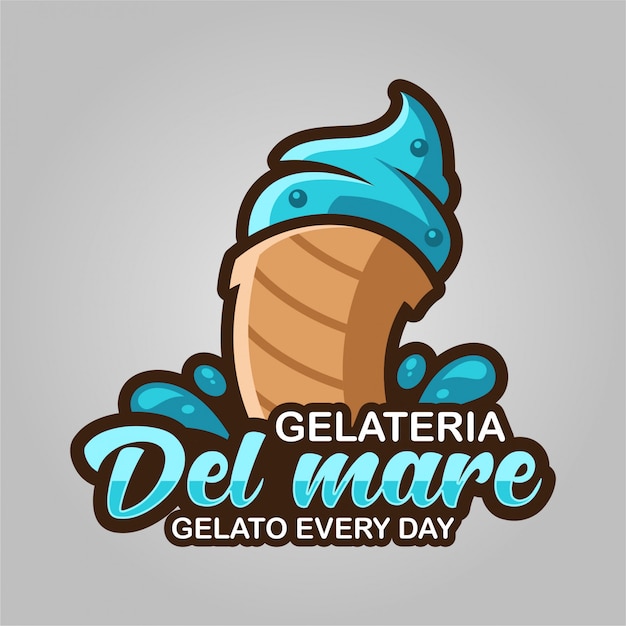 Premium Vector Gelateria Logo